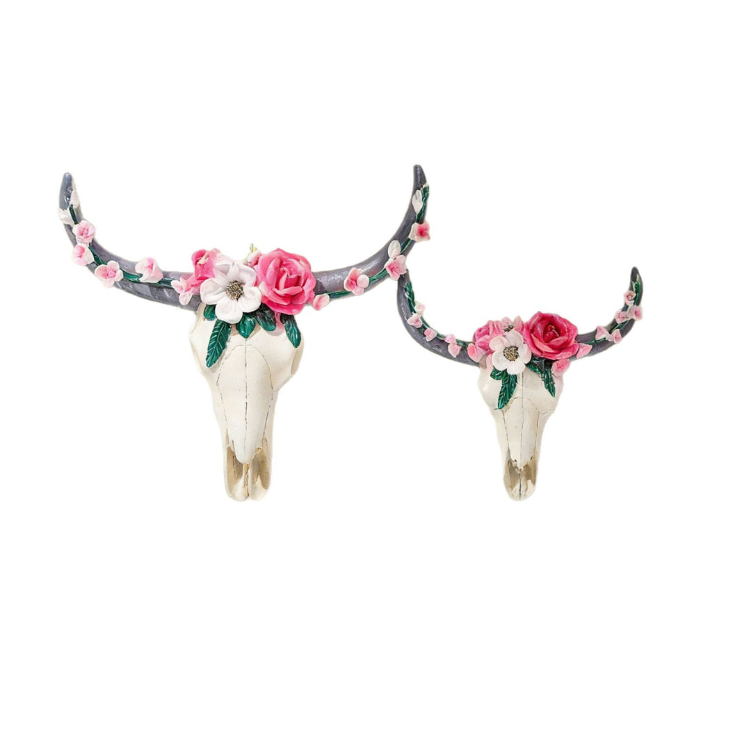 Floral Skull Wall Decor