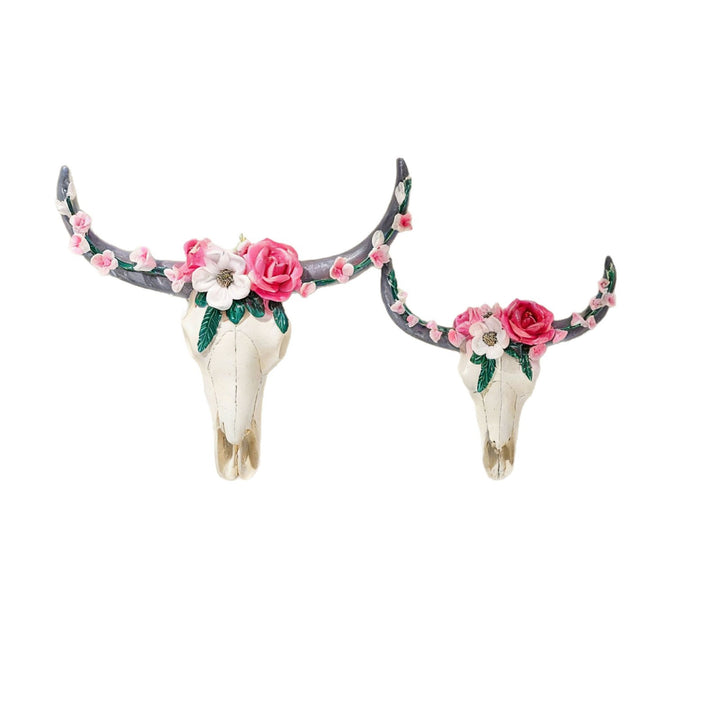 Floral Skull Wall Decor