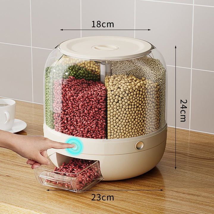 Smart Multi-Compartment Grain Storage Container