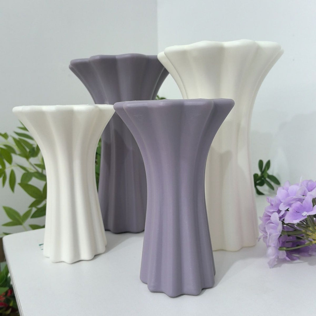 Sculpted Decorative Floral Vase