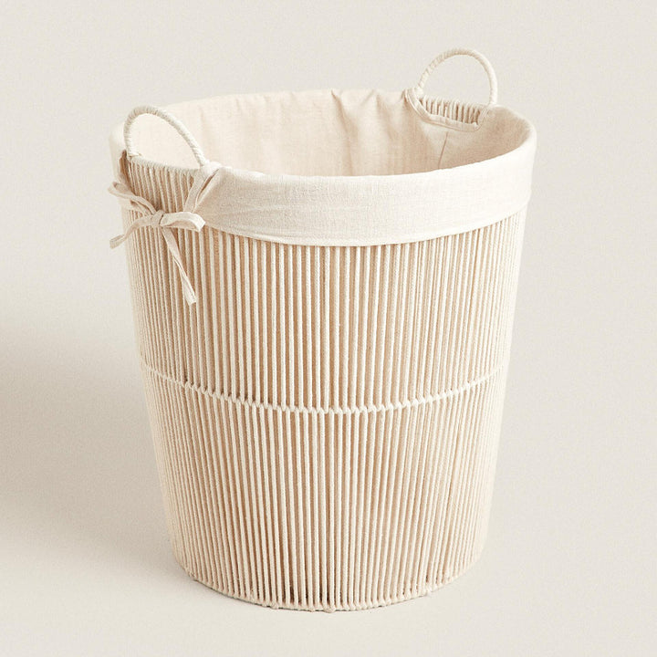 Modern storage basket made of sustainable materials
