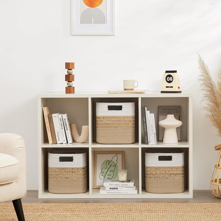Functional storage basket with carrying handles