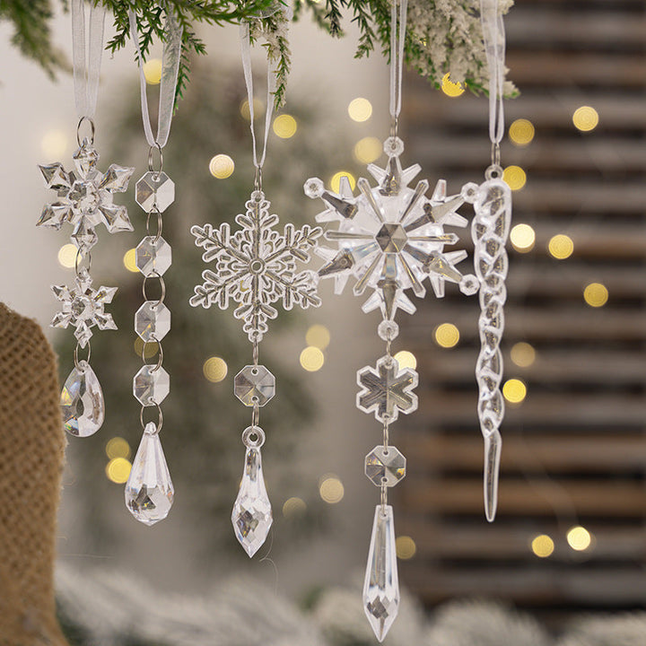 Glittering Snowflake Decoration