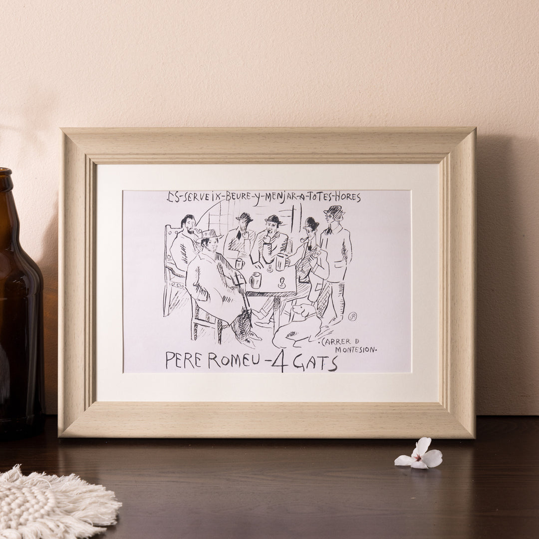 Artistic Cityscape Print Frame for Home Decor