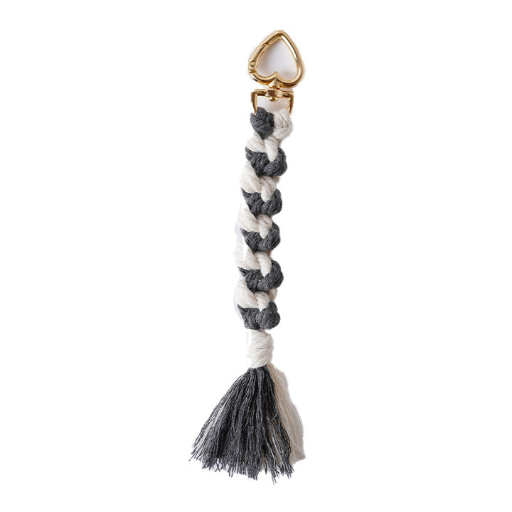 Decorative Macramé Keychain Holder