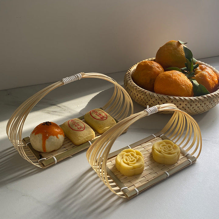 Handcrafted decorative basket with sturdy design