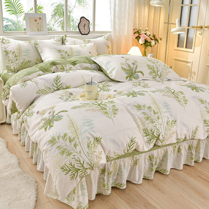 Floral Design Comforter Set
