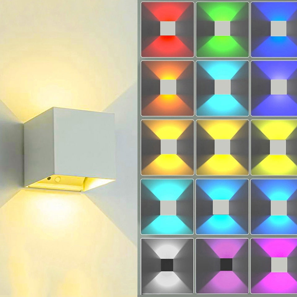 RGB color change wall light