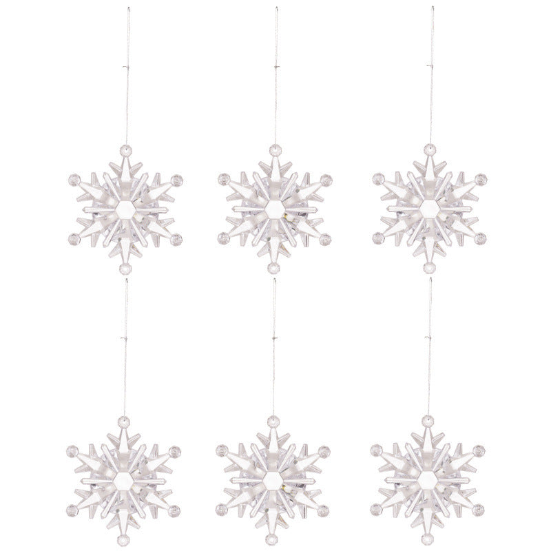 Elegant Glittering Snowflake Hanging Decoration