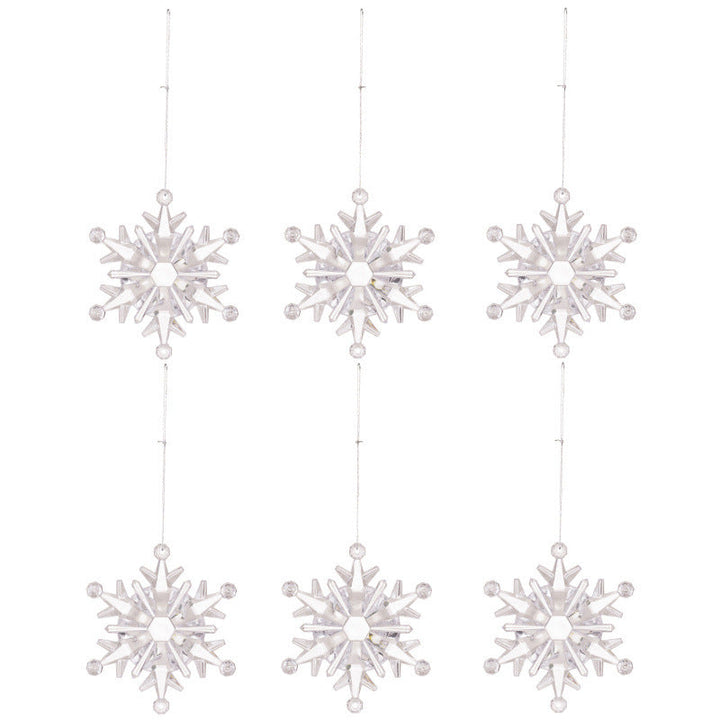 Elegant Glittering Snowflake Hanging Decoration