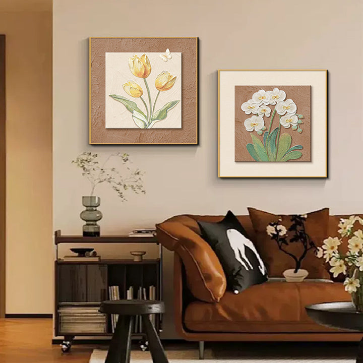 Floral Relief Artwork