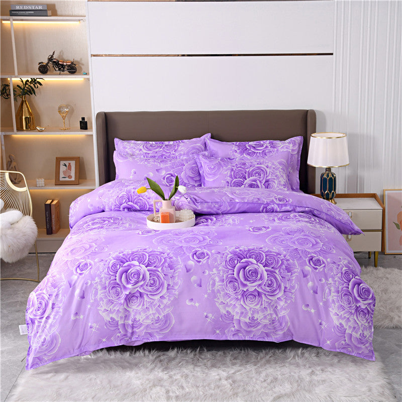 Floral Patterned Duvet Cover Set