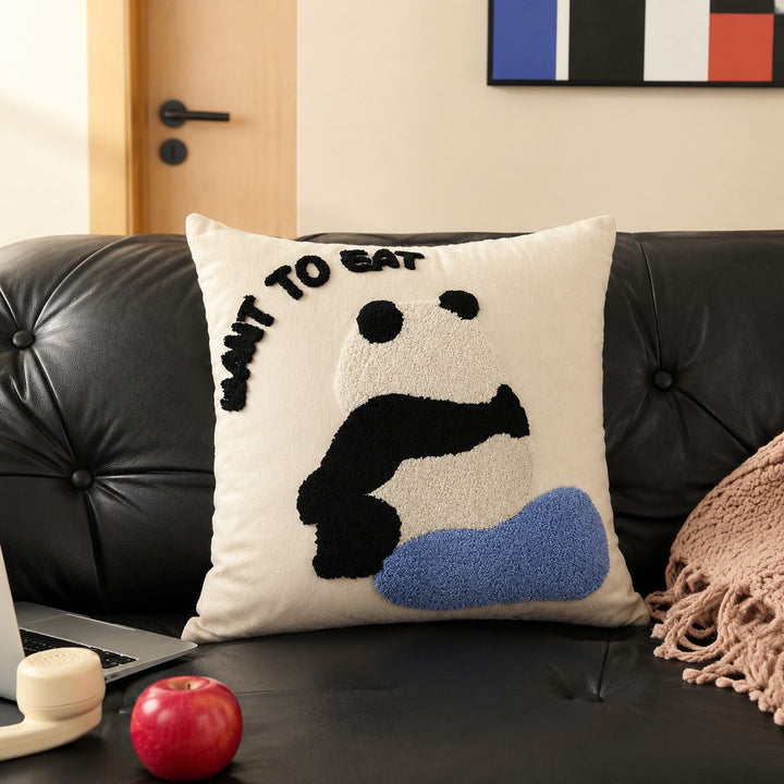 Decorative Dog-Themed Accent Cushion