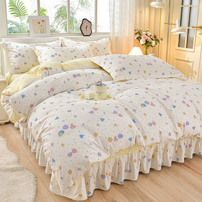 Floral Design Comforter Set
