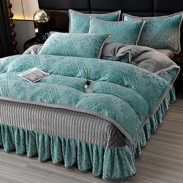 Luxurious Plush Velvet Comforter Set