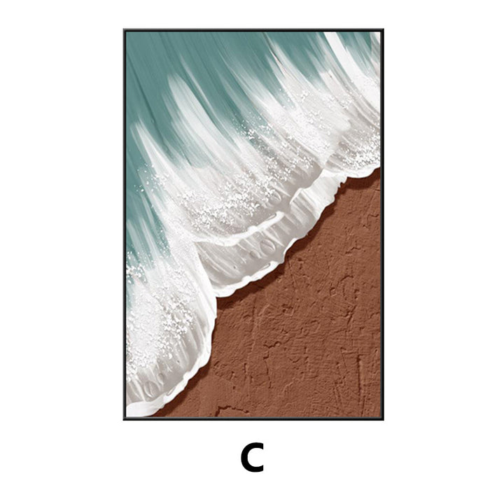 Coastal Beach Landscape Framed Wall Art