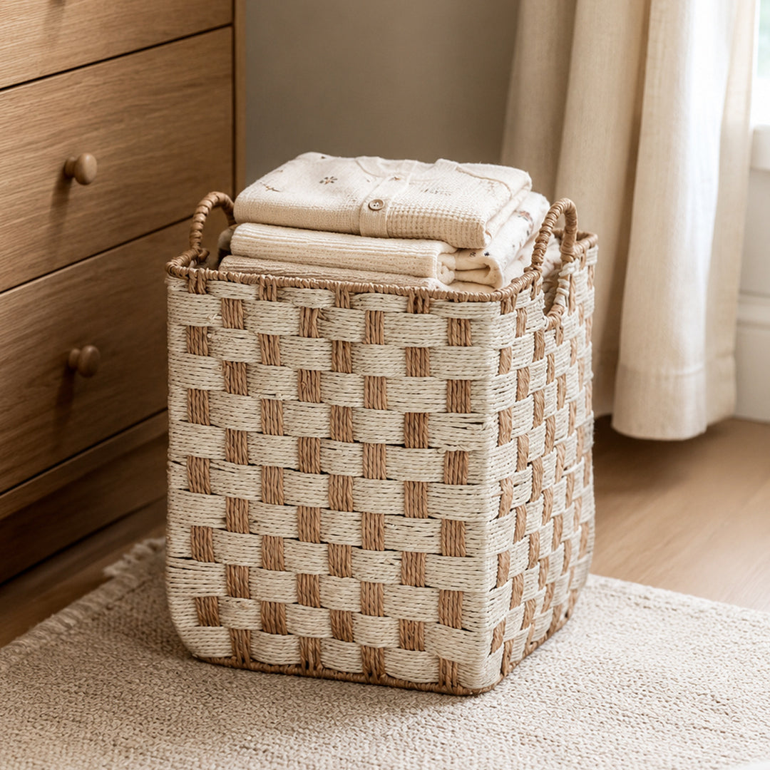 Decorative storage basket