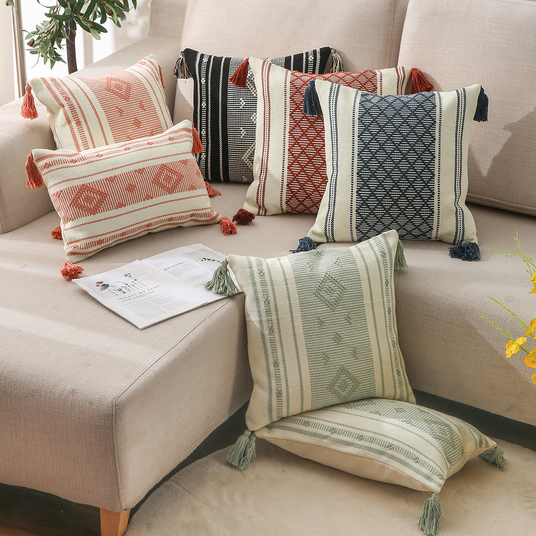 Decorative Geometric Pattern Cushion