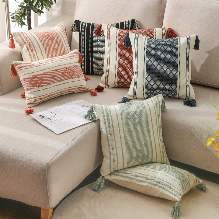 Decorative Geometric Pattern Cushion