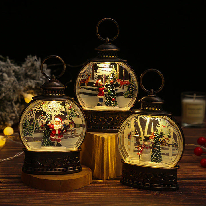 Snow Globe Lamp