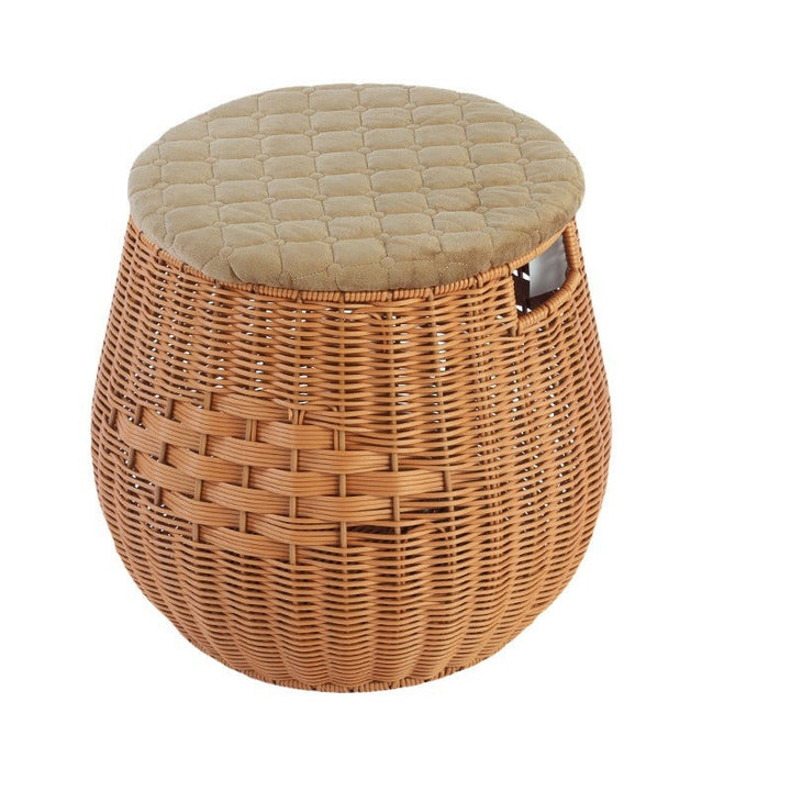 Woven Storage Ottoman