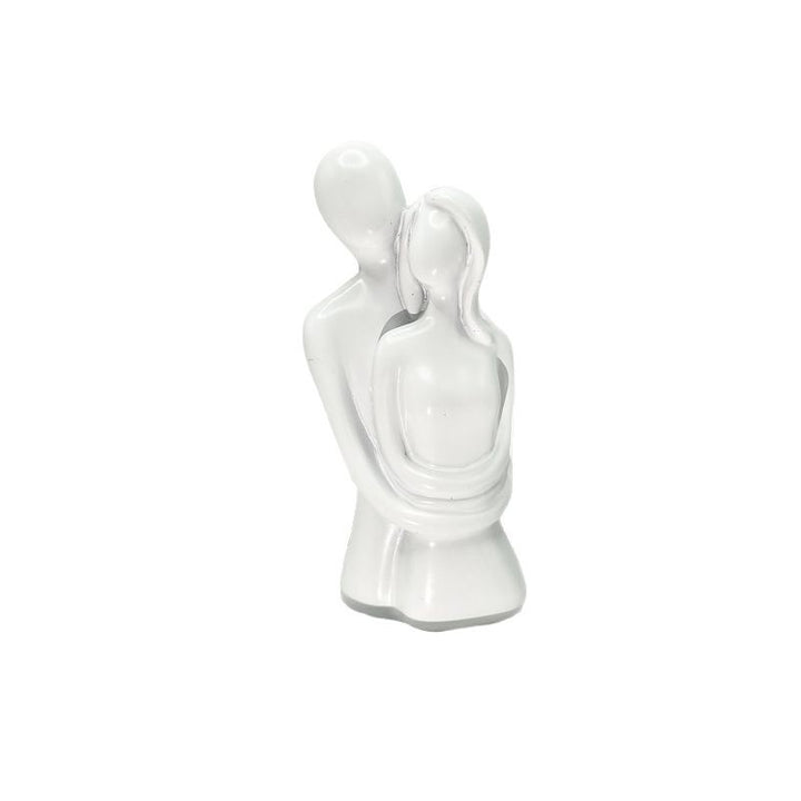 Romantic Couple Embrace Sculpture