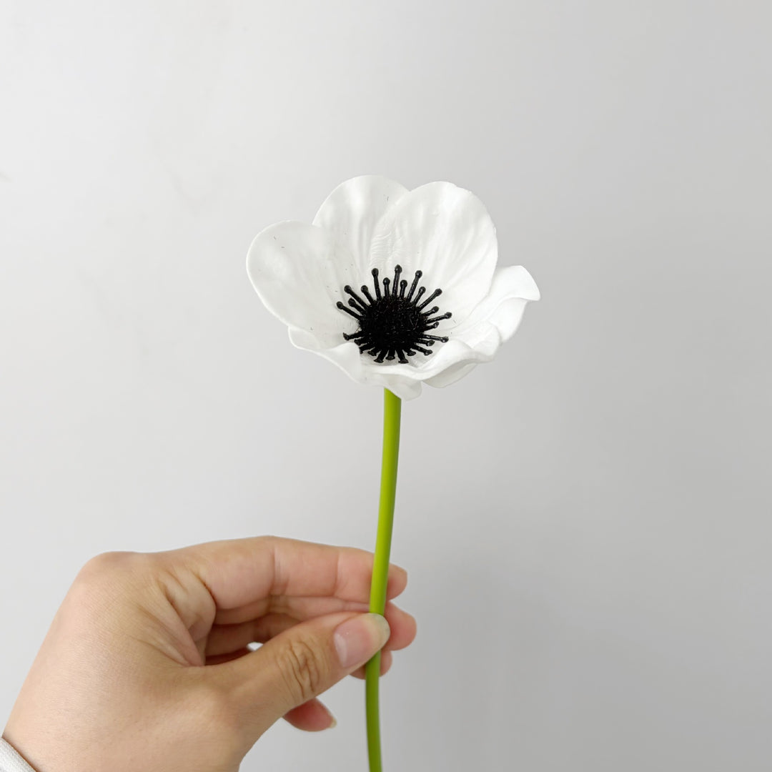 Elegant Artificial Anemone Floral Stem