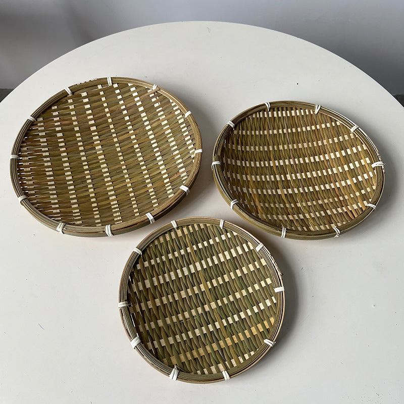 Decorative woven basket