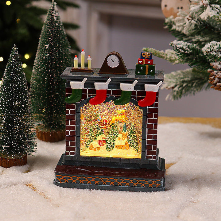 Decorative fireplace figure