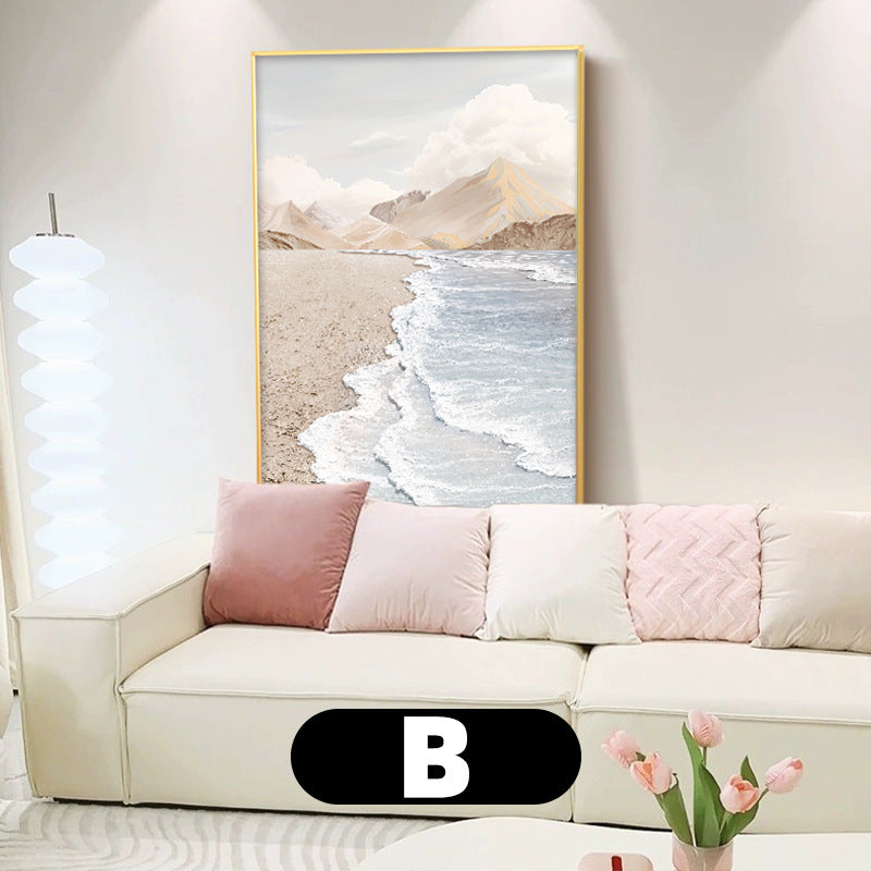 Abstract Scenic Coastal Landscape Art Print