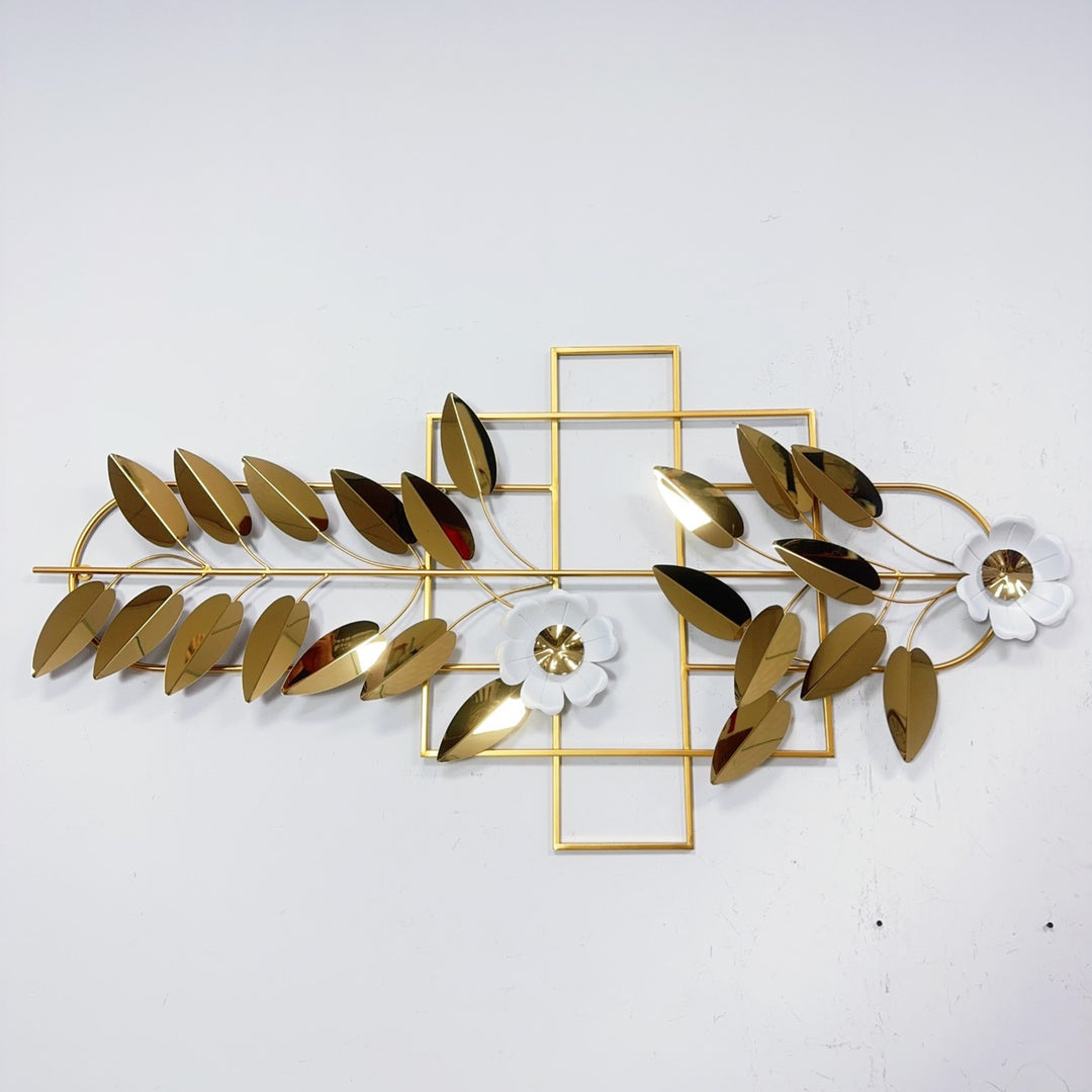 Elegant Botanical Wall Art Sculpture