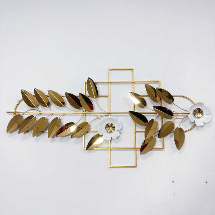 Elegant Botanical Wall Art Sculpture