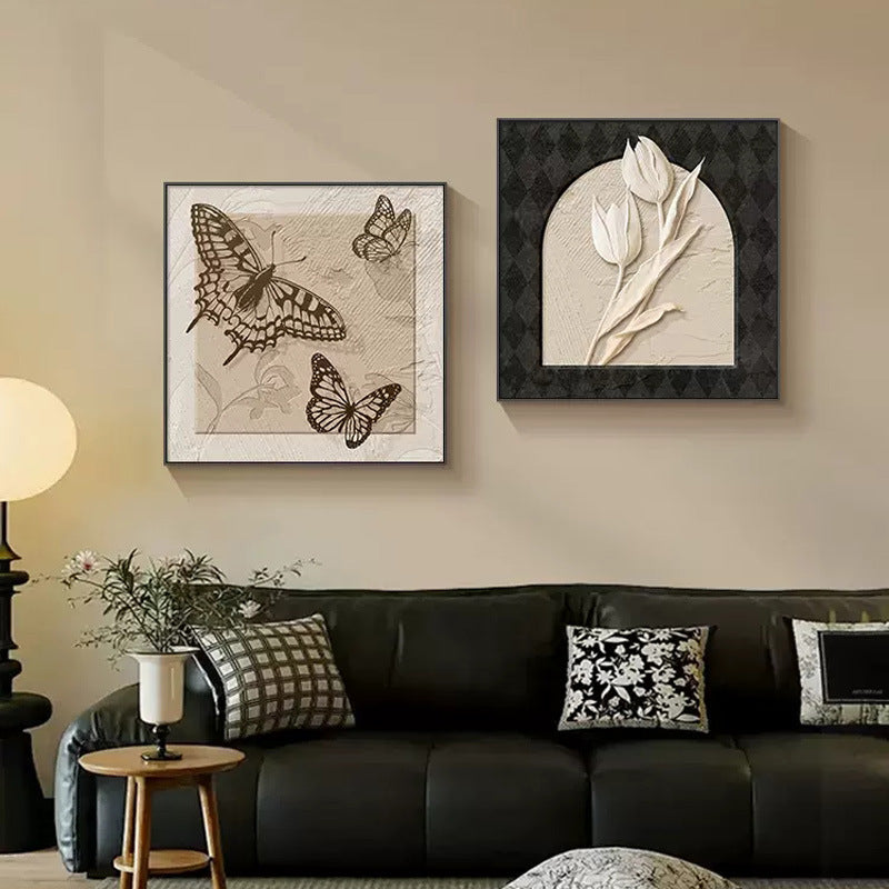Decorative Floral Framed Artwork