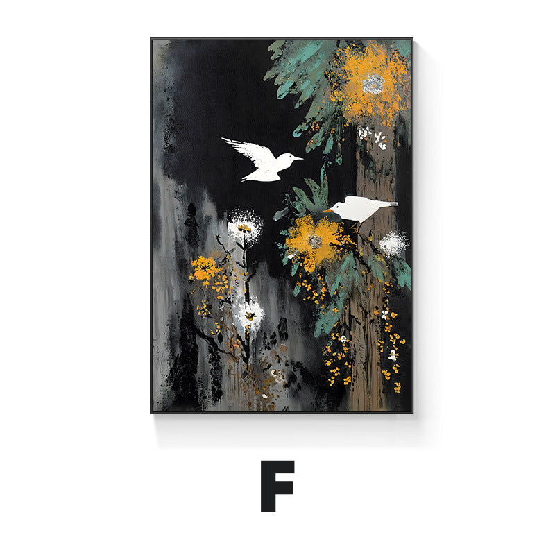 Asian-Inspired Decorative Framed Wall Art