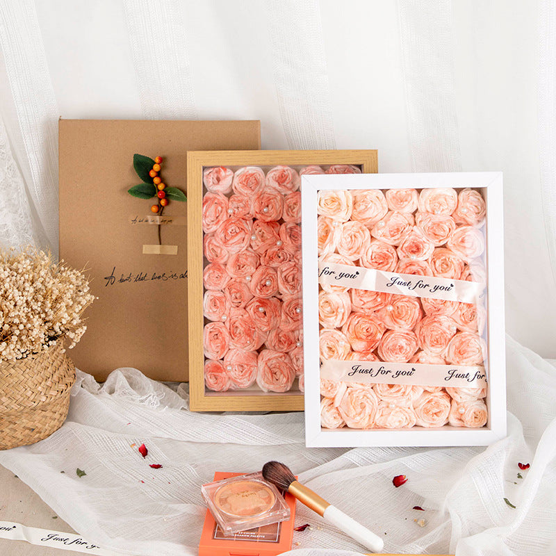Decorative Floral Shadow Box