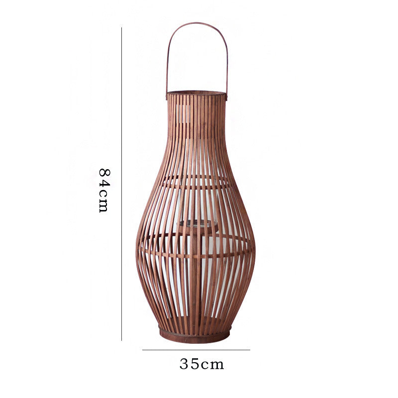 Elegant Rattan Lantern
