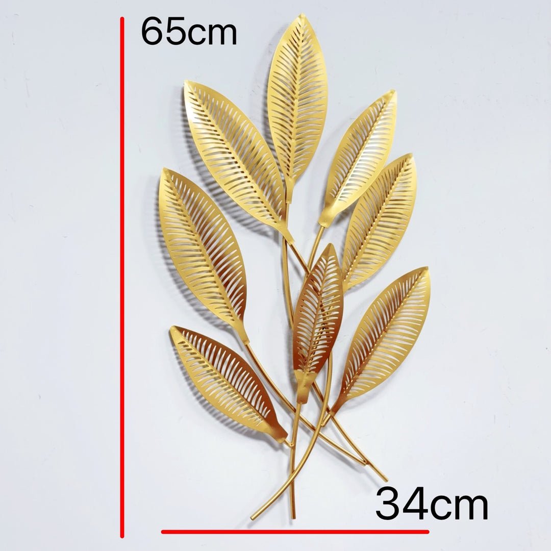 Modern Leaf Metal Wall Art