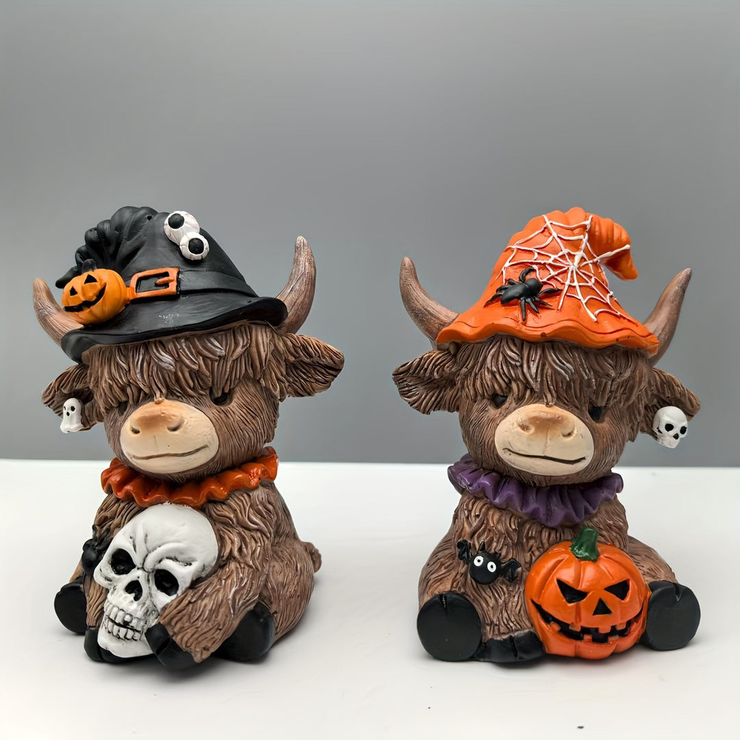 Decorative Highland Cattle Figure