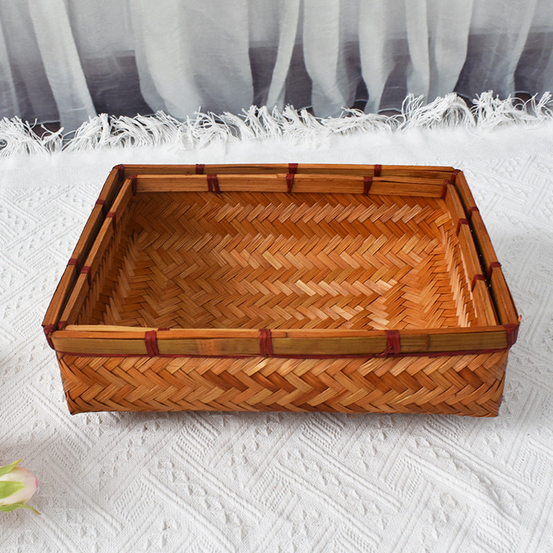 Handcrafted Woven Storage Tray