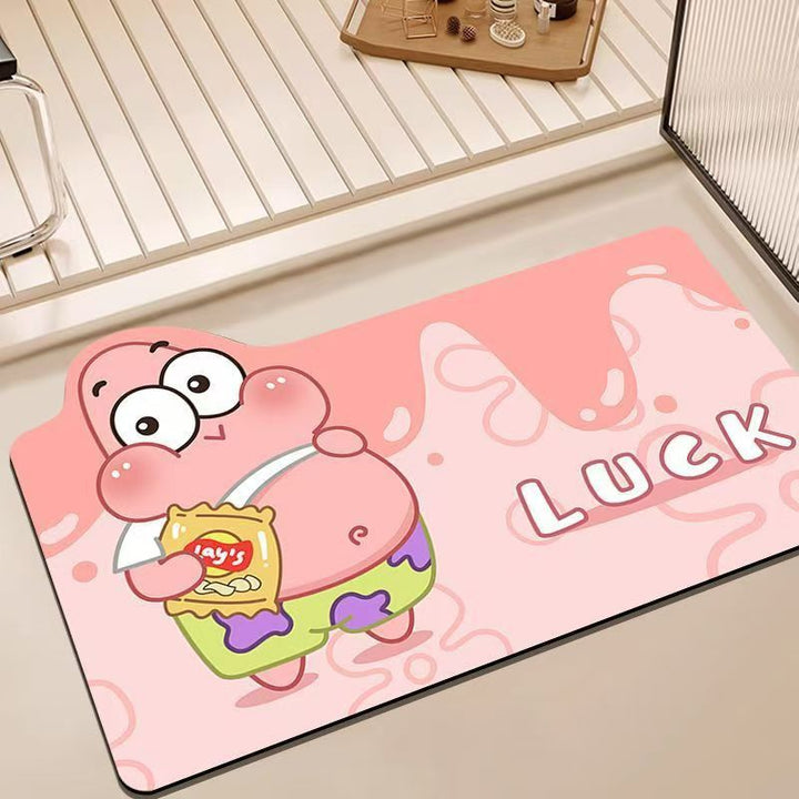 Cartoon Character Themed Bath Mat