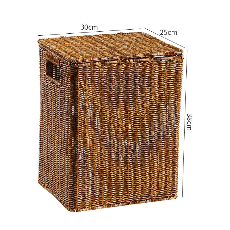 Decorative Woven Laundry Basket