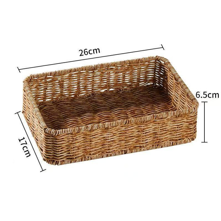 Rectangular Woven Storage Tray