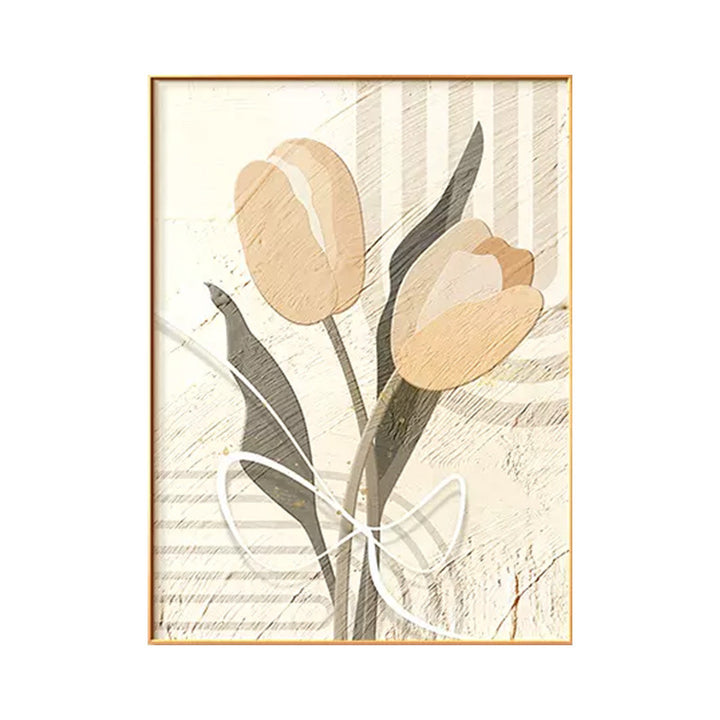 Framed Abstract Floral Art Print