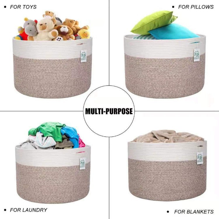 Stylish storage basket made of durable material