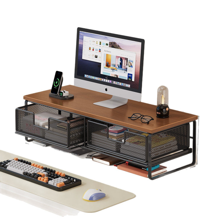 Multi-Function Desk Organizer with Mesh Storage Boxes