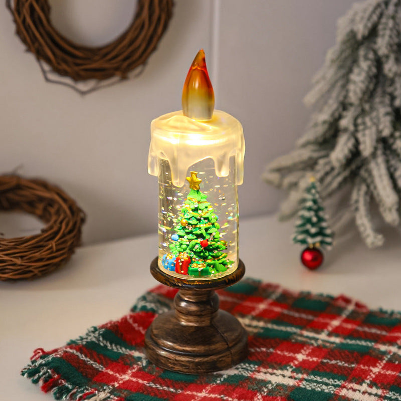 Nostalgic LED Christmas candle decoration