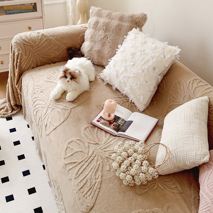 Cozy Textured Throw Blanket