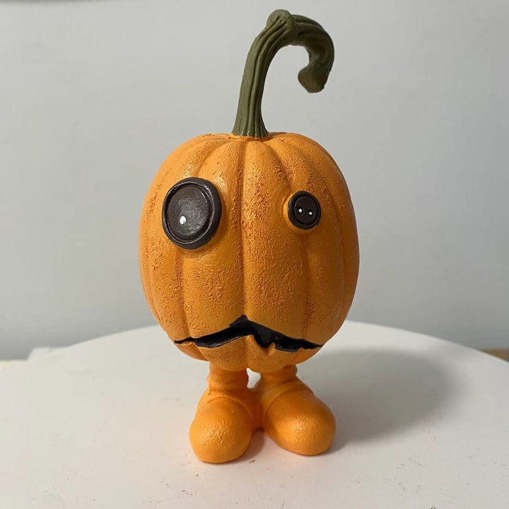 Funny Halloween Pumpkin Figure