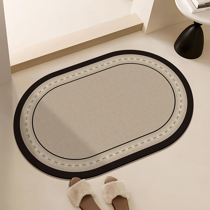 Floral-Printed Bath Runner