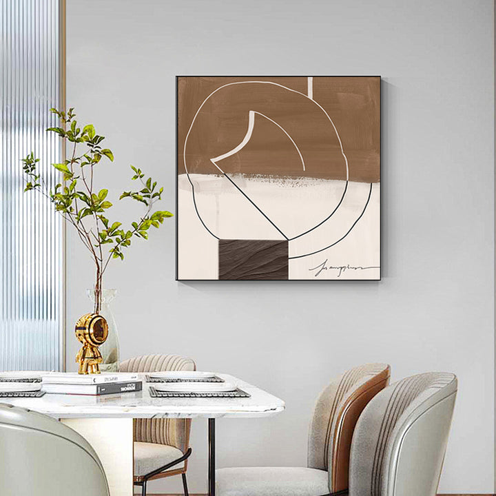 Abstract Textured Framed Art